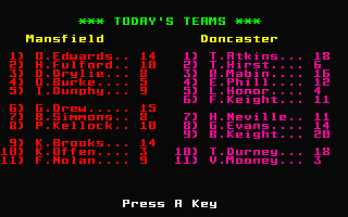 Graduate Manager atari screenshot